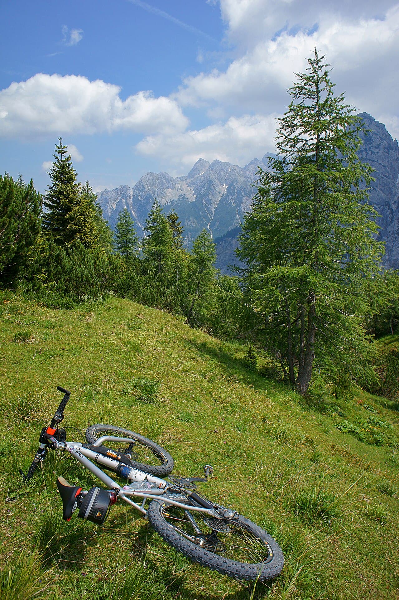 Illustrative photo of mountain biking on an alpine trail; not a photo of this venue.